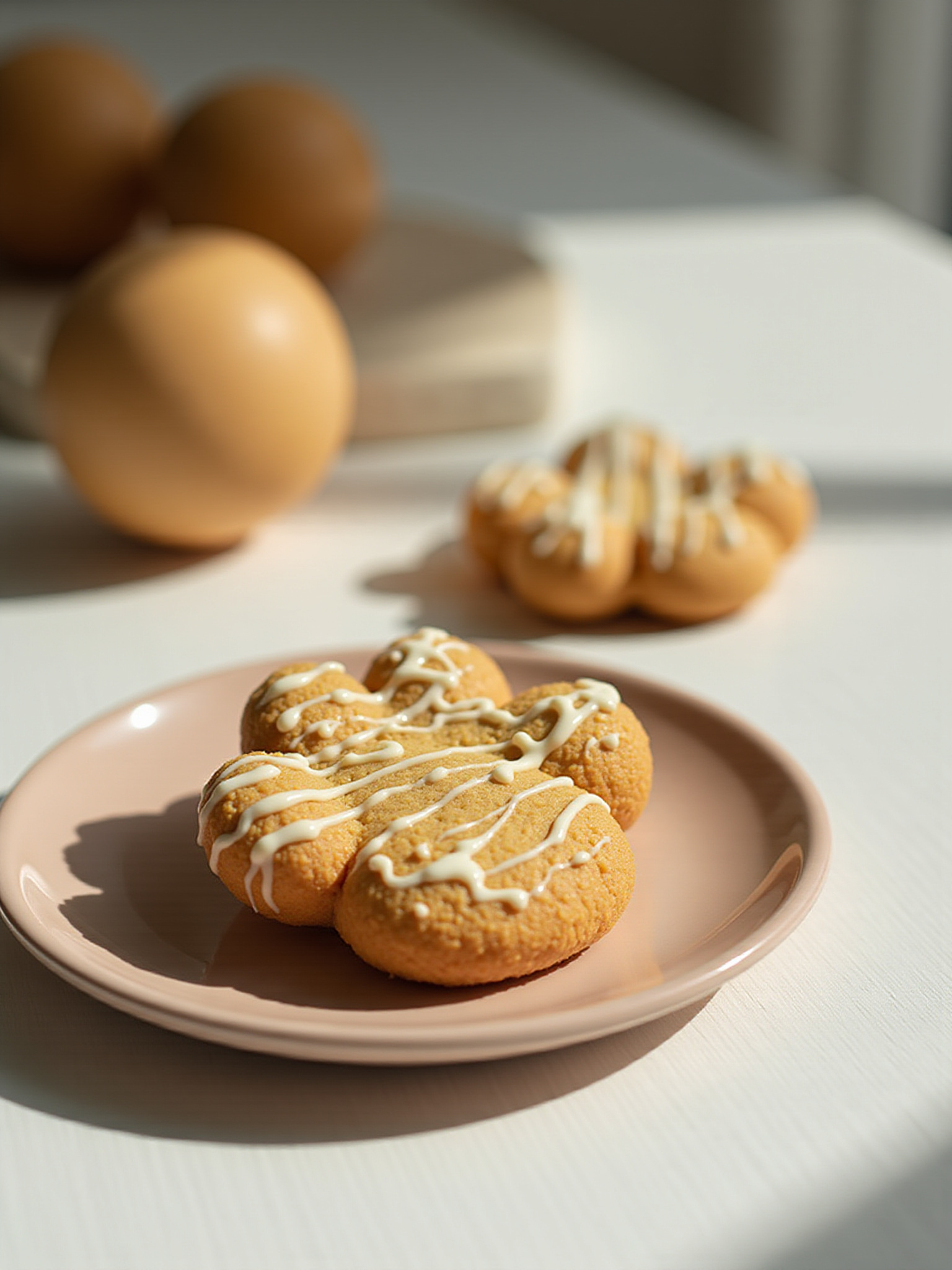 Paw-shaped cookies